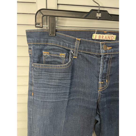 J BRAND The Cigarette Leg dark wash Ink blue jeans women's size 29 - Picture 5 of 6
